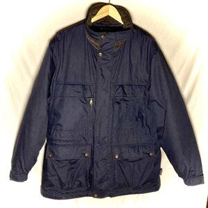 Mens Vintage PACIFIC TRAIL Cold Weather Bulky Navy Blue Winter Jacket - XL